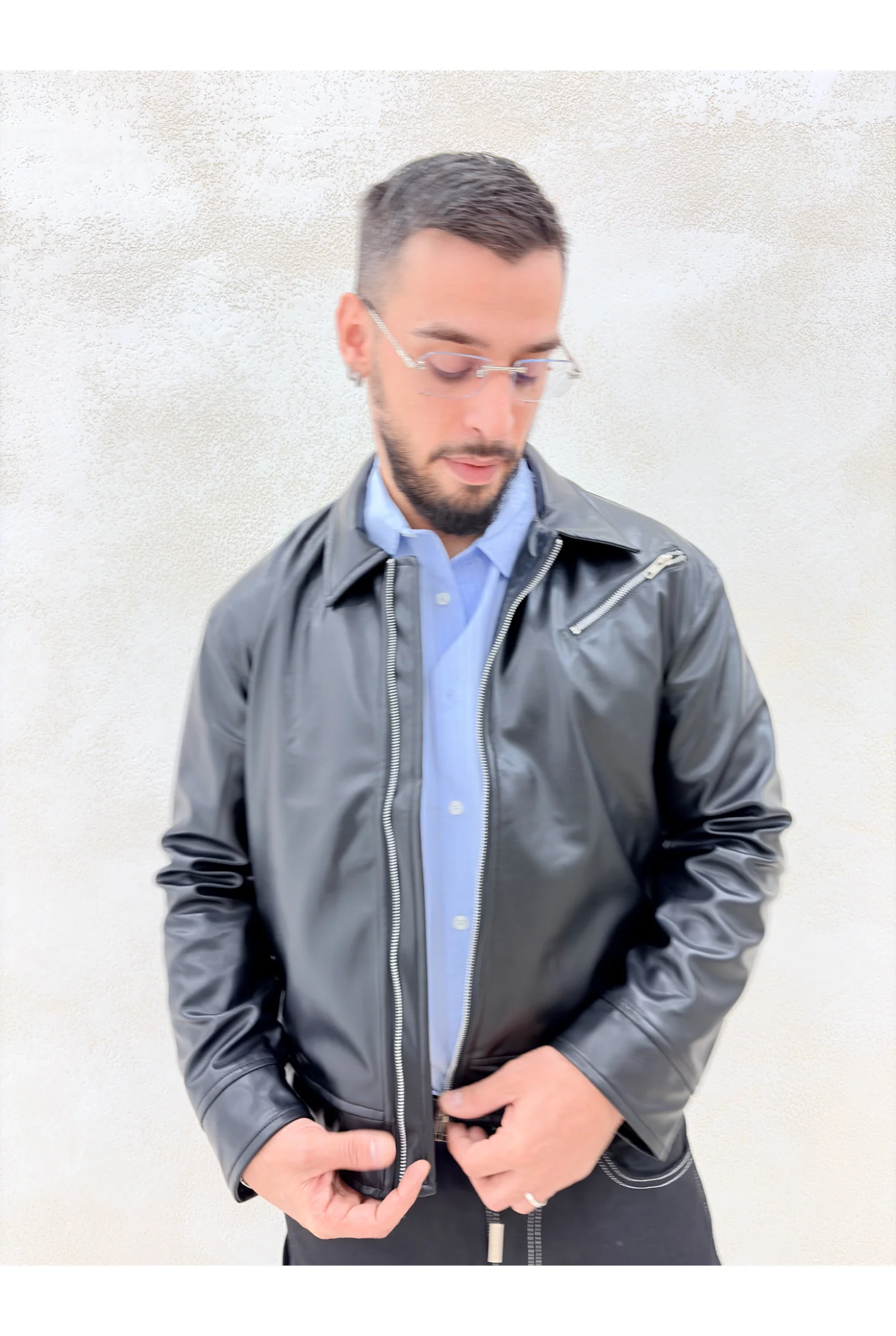 Giubbino ecopelle M057 - Image 6