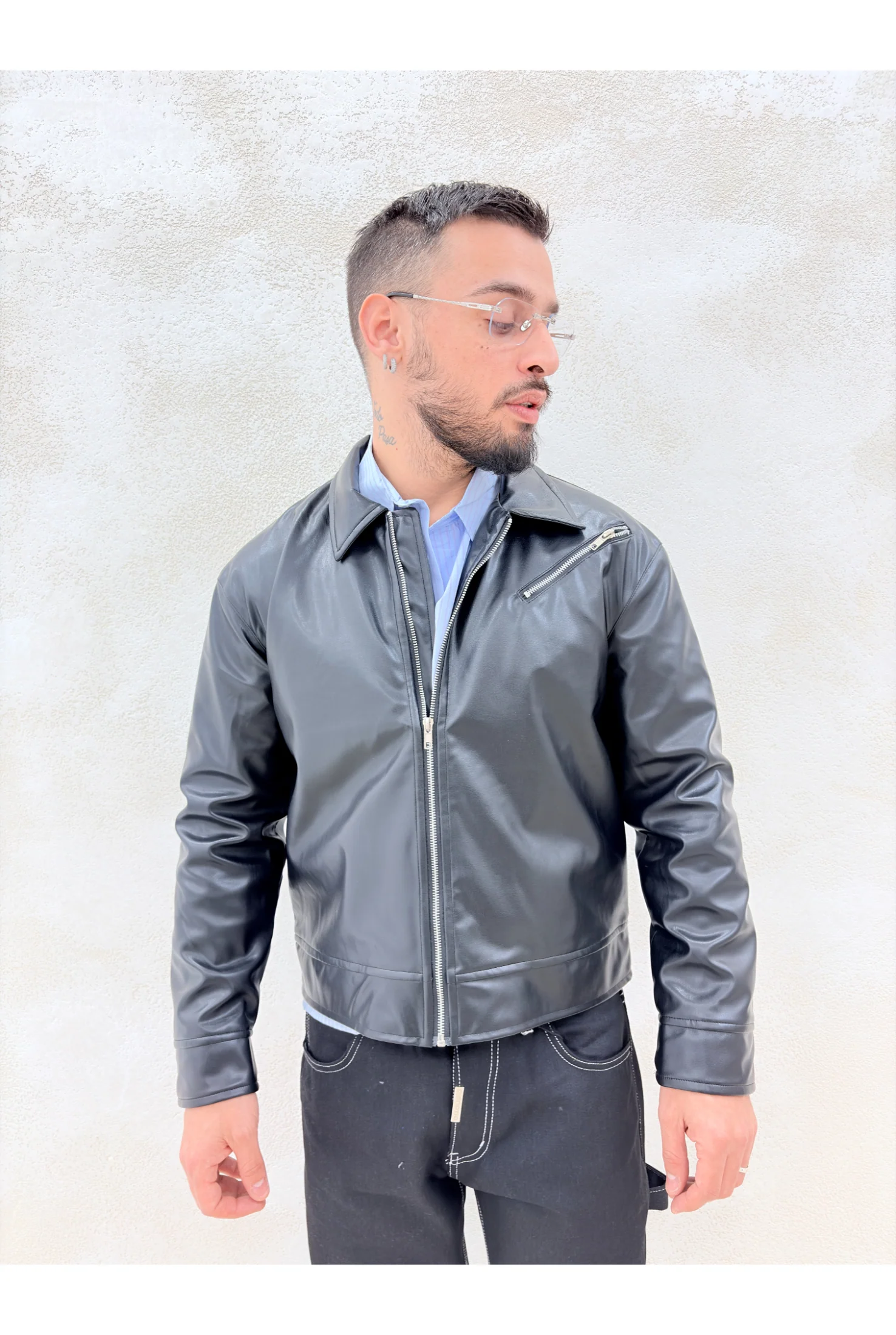 Giubbino ecopelle M057 - Image 7