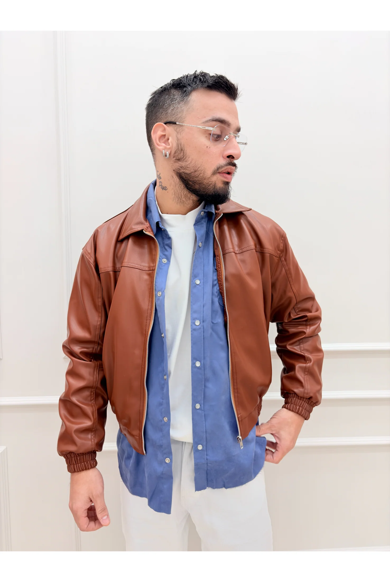 Giubbino MINIMAL ecopelle m052 - Image 5