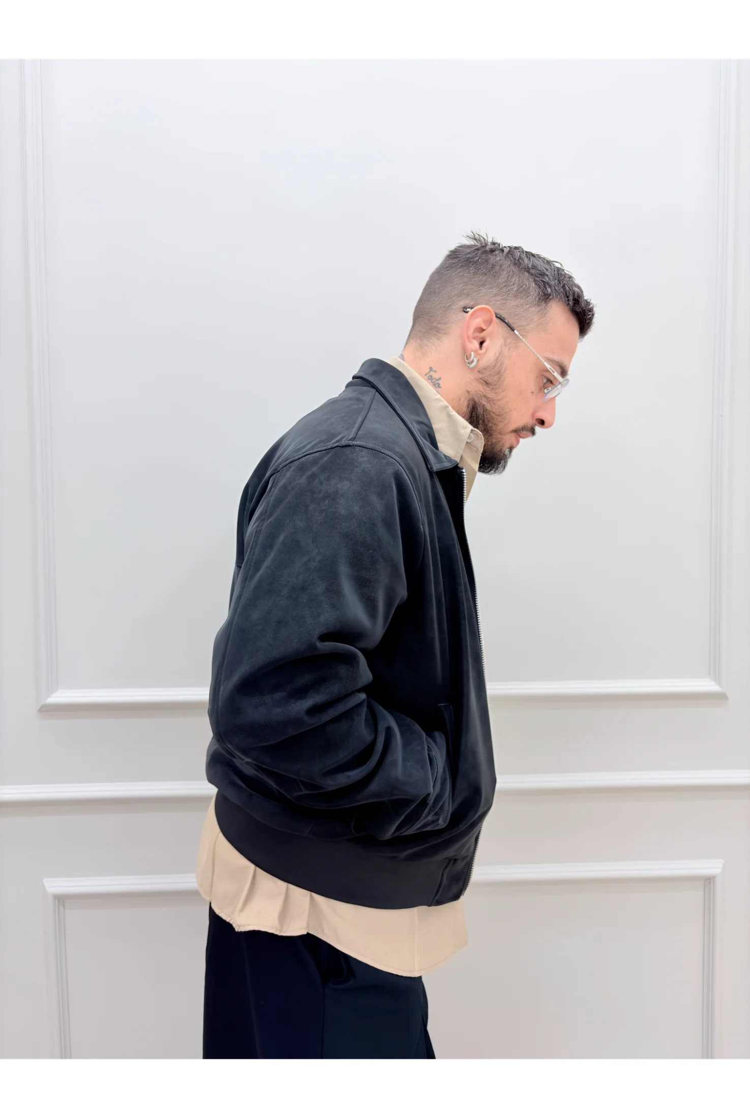 Giubbino MINIMAL Scamosciato M053 - Image 10