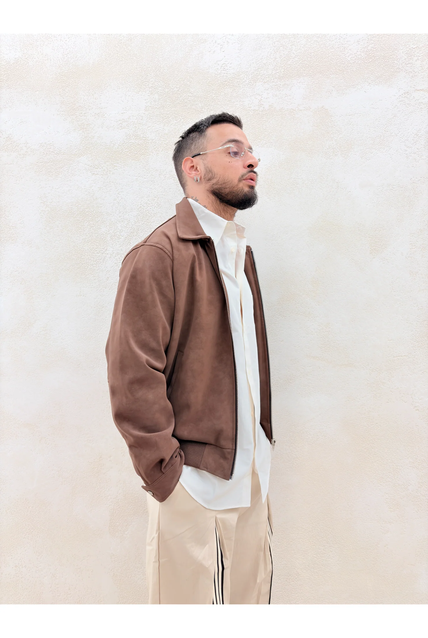 Giubbino MINIMAL Scamosciato M053 - Image 5