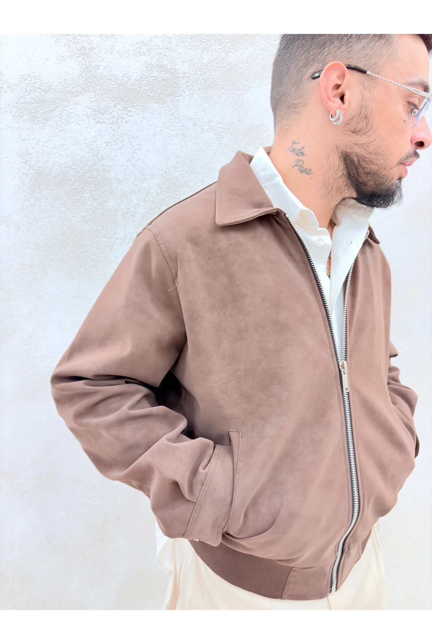 Giubbino MINIMAL Scamosciato M053 - Image 6