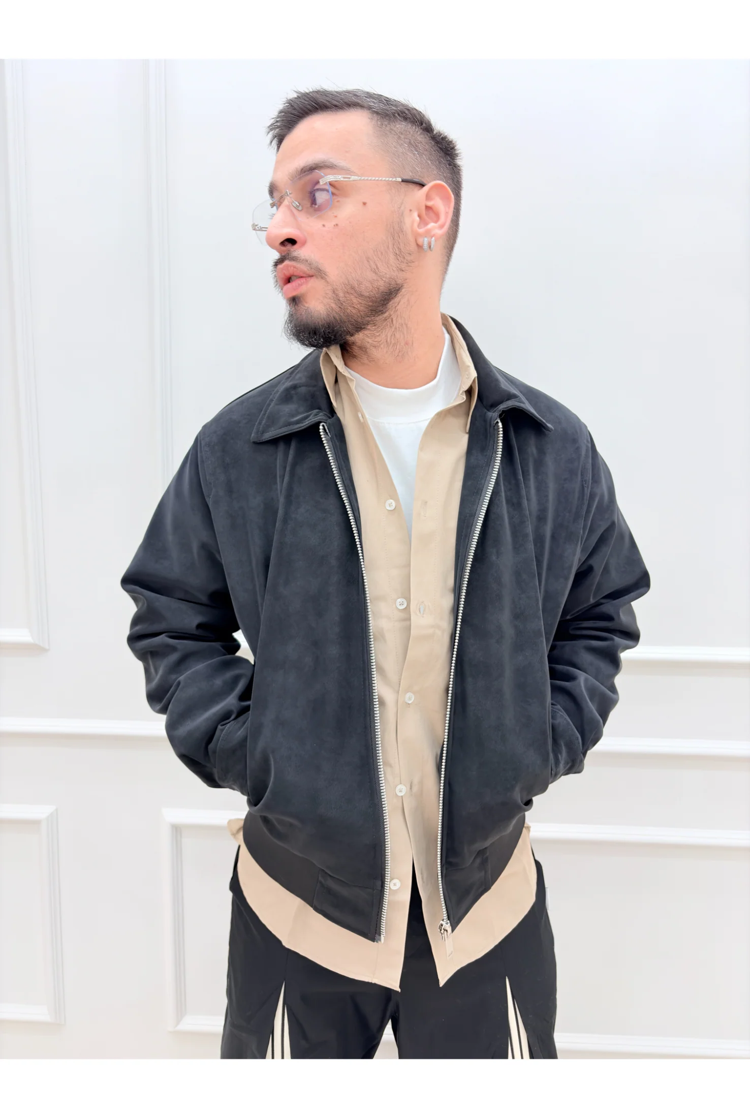 Giubbino MINIMAL Scamosciato M053 - Image 9