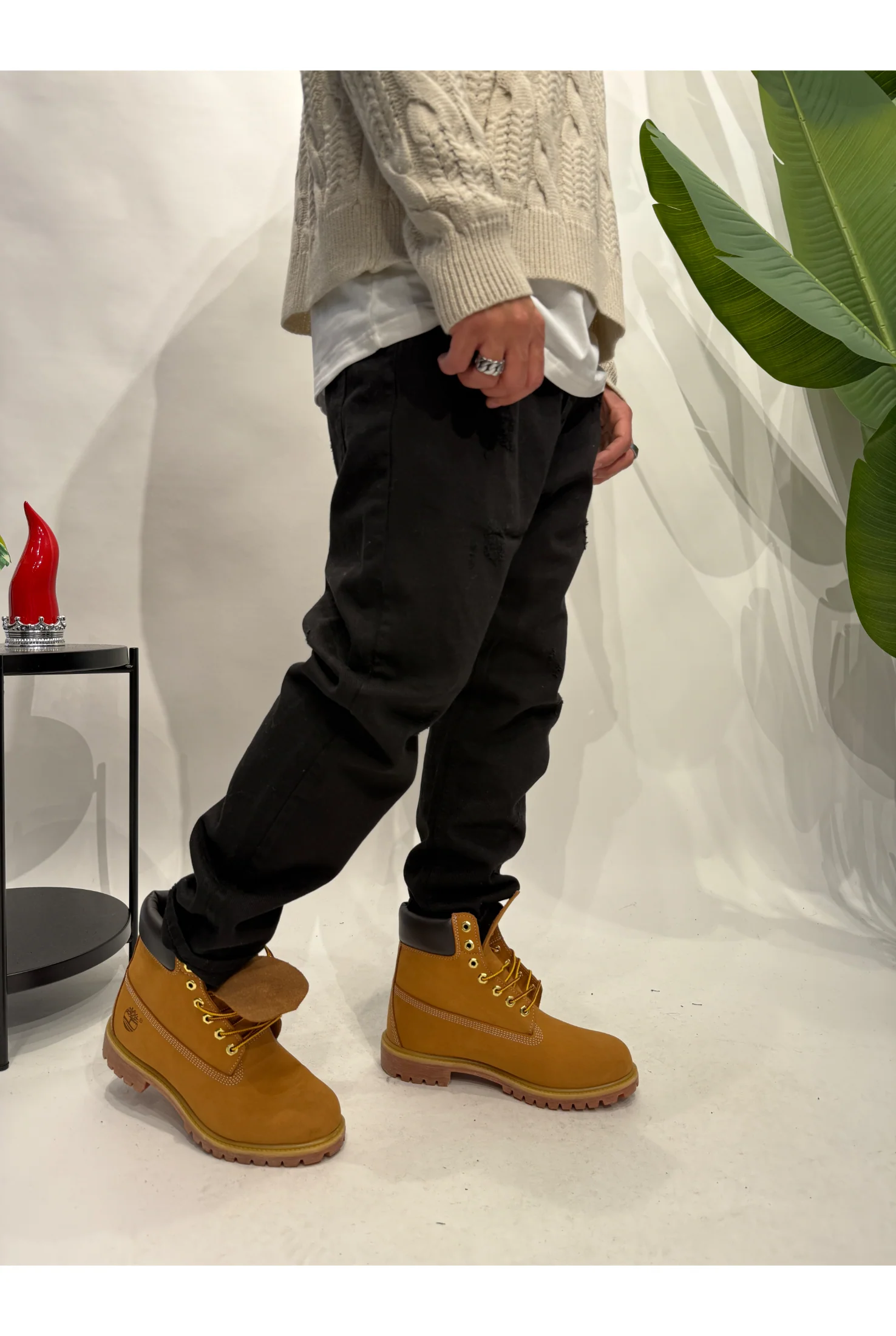 Jeans CIANOTIC Regular fit OXFORD black - Image 3